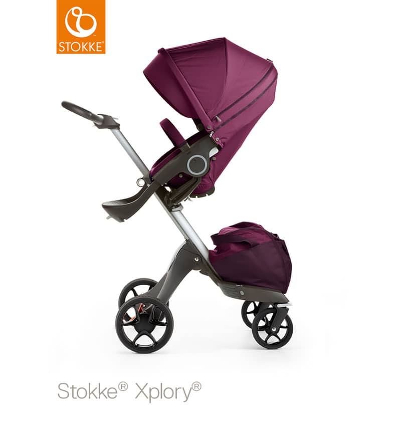 stokke stroller purple
