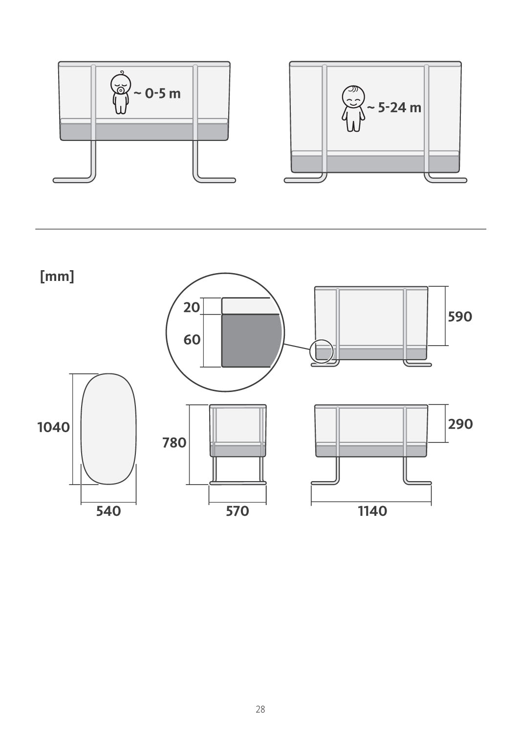 Baby Jörn Crib Crib Measurements