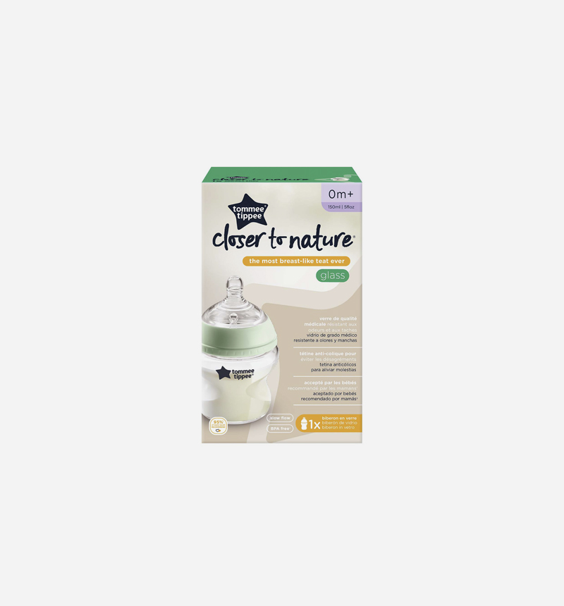 Biberon en verre - Closer to Nature - tommee tippee