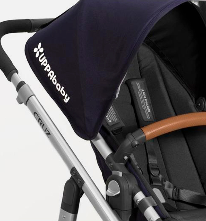 LEATHER COVER FOR UPPABABY VISTA CRUZ FRONT BAR