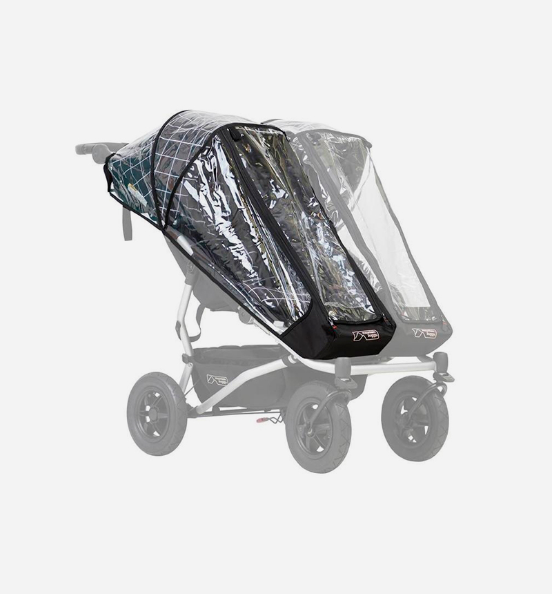 SINGLE RAIN PLASTIC FOR DUET by Mountain Buggy